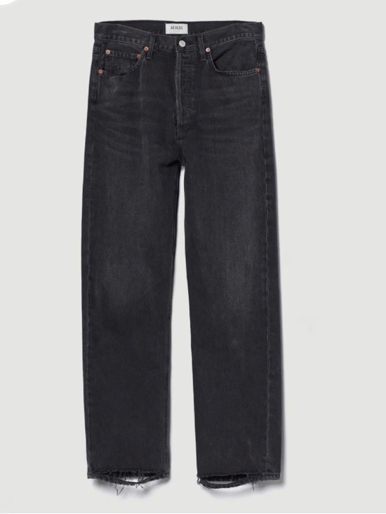 Agolde Denim - AGOLDE Jeans 90s Cropped Straight Leg Dark Gray Women's size 27 with 26" inseam